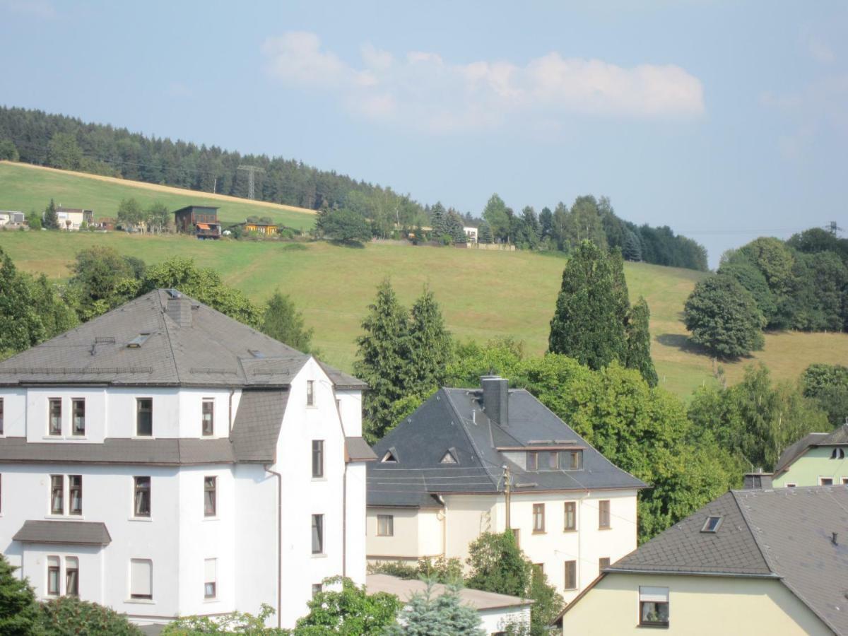 Ferienwohnung am Balkon des Erzgebirges Bernsbach Exterior foto